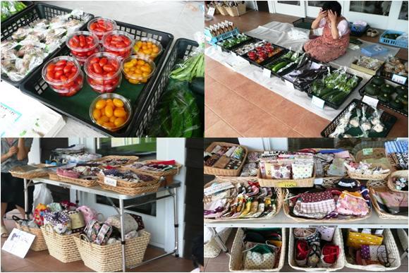 日曜日開催の朝市