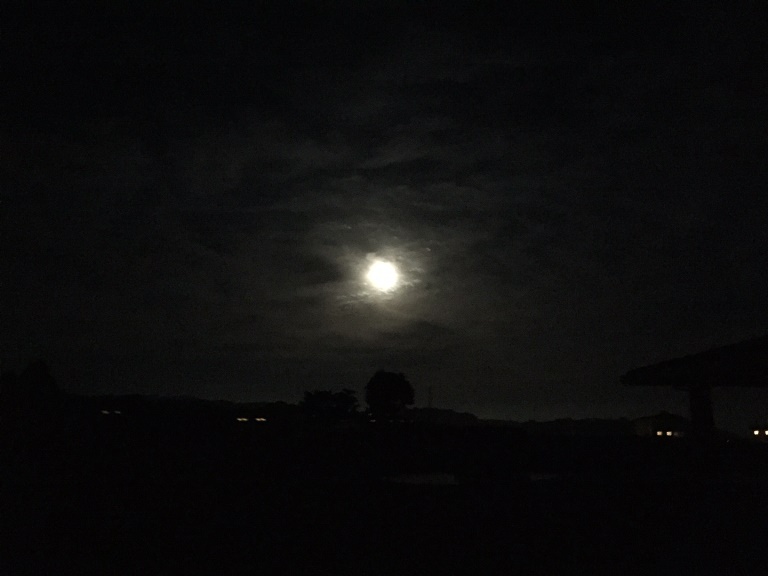 「　～　月が大きく見えました　～　」
