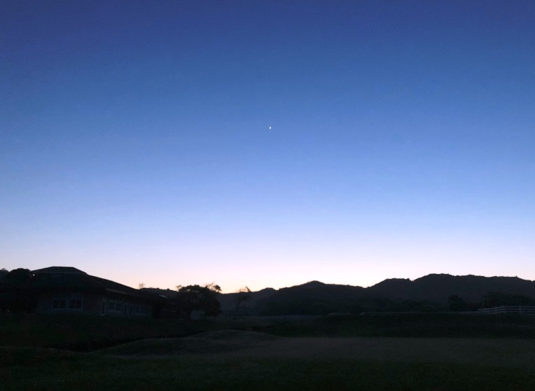 ～　午後５時の西の空　～