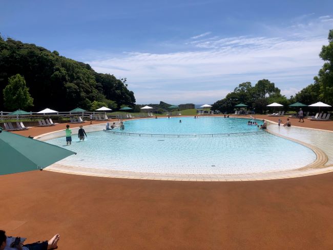 ～　7月２日　屋外プールより　～