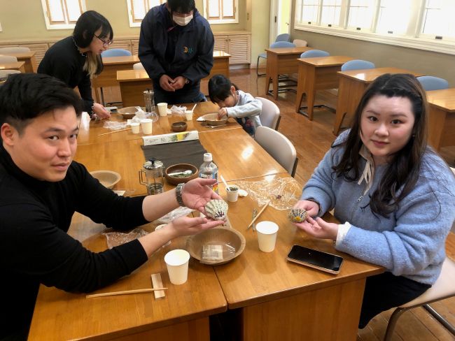 ～　２月２４日（日）　ハーブ石けん作り教室より　～