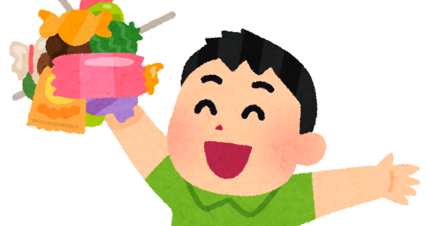 お菓子つかみどりチャレンジ（お子様限定）