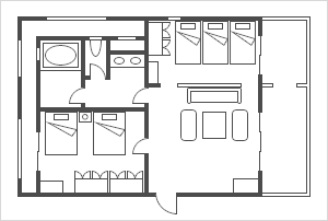 ノースヒル本館間取り図