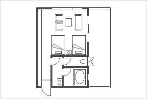 ノースヒル新館間取り図